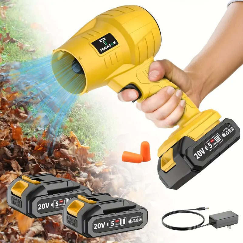 blower 20000rpm electric cordless leaf blower 20v 2 0 4 0ah battery jet dry blower high pressure air blower jet blower car dryer hand held snow blower home outdoor blowing leaves and dust birthday or holiday gifts _ temu Temu