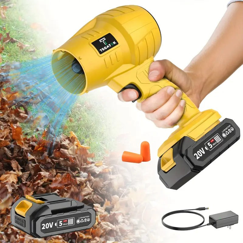 blower 20000rpm electric cordless leaf blower 20v 2 0 4 0ah battery jet dry blower high pressure air blower jet blower car dryer hand held snow blower home outdoor blowing leaves and dust birthday or holiday gifts _ temu Temu