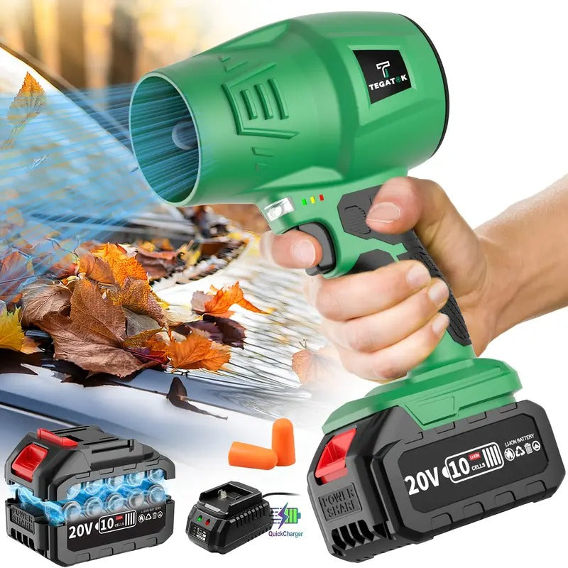 blower 20000rpm electric cordless leaf blower 20v 2 0 4 0ah battery jet dry blower high pressure air blower jet blower car dryer hand held snow blower home outdoor blowing leaves and dust birthday or holiday gifts _ temu Temu